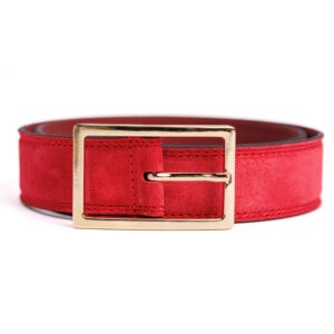Red Leather Belt
