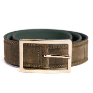 Green Leather Belt