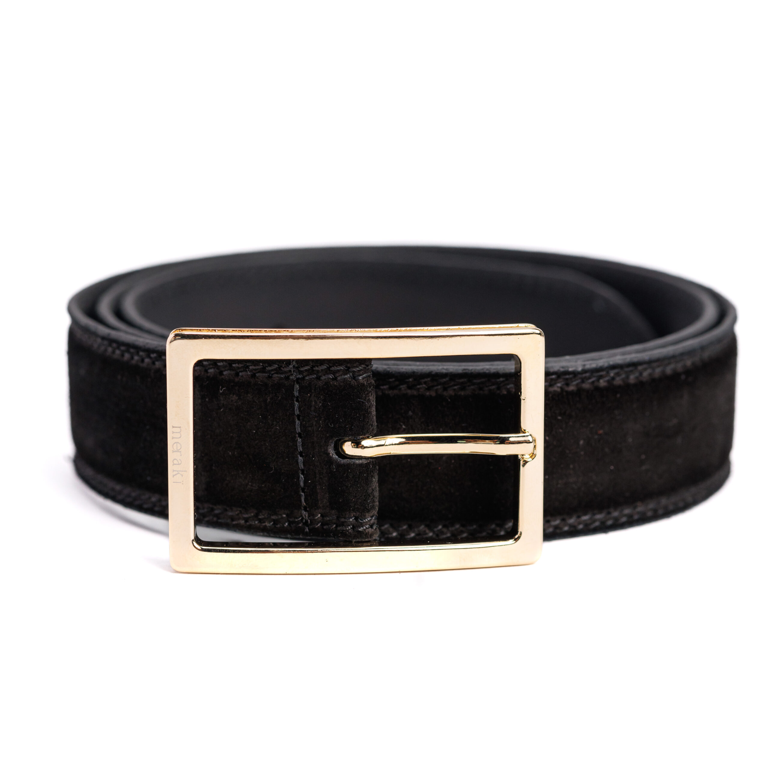 215A0484-scaled-1 Black Leather Belt - Image 1