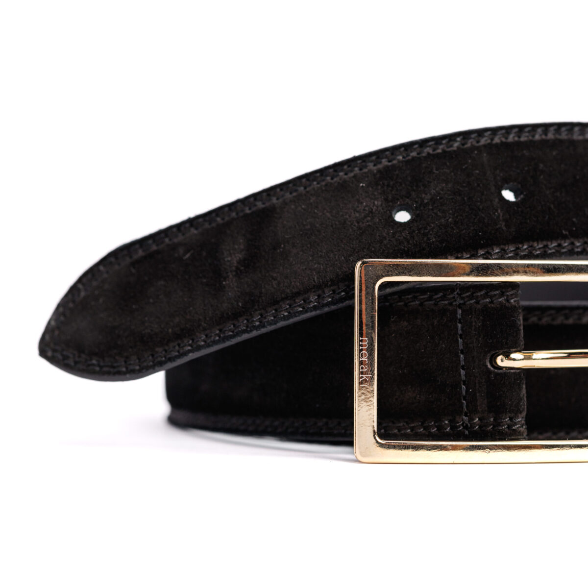 Black Leather Belt - Image 3