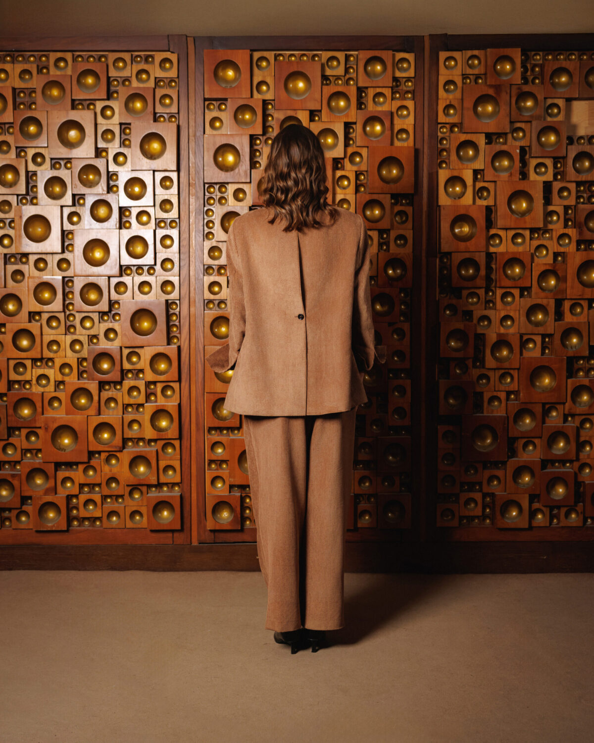 Tobacco Brown Corduroy Blazer - Image 4