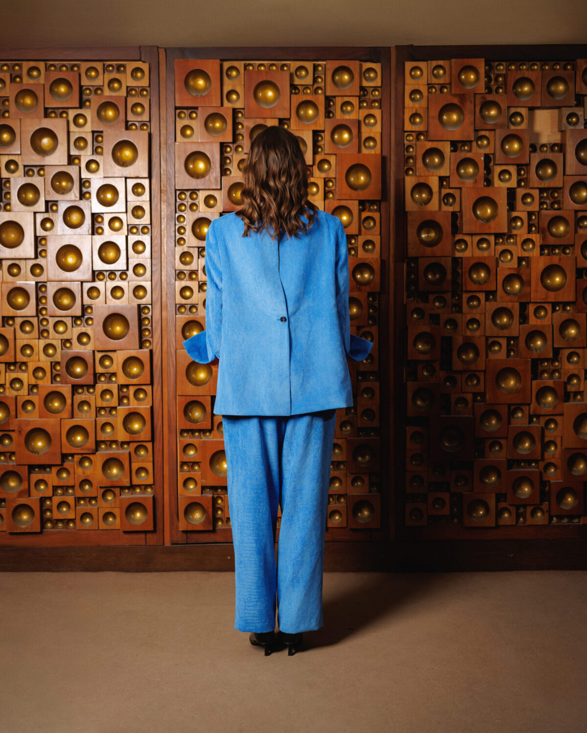 Azure Corduroy Matching Set - Image 4