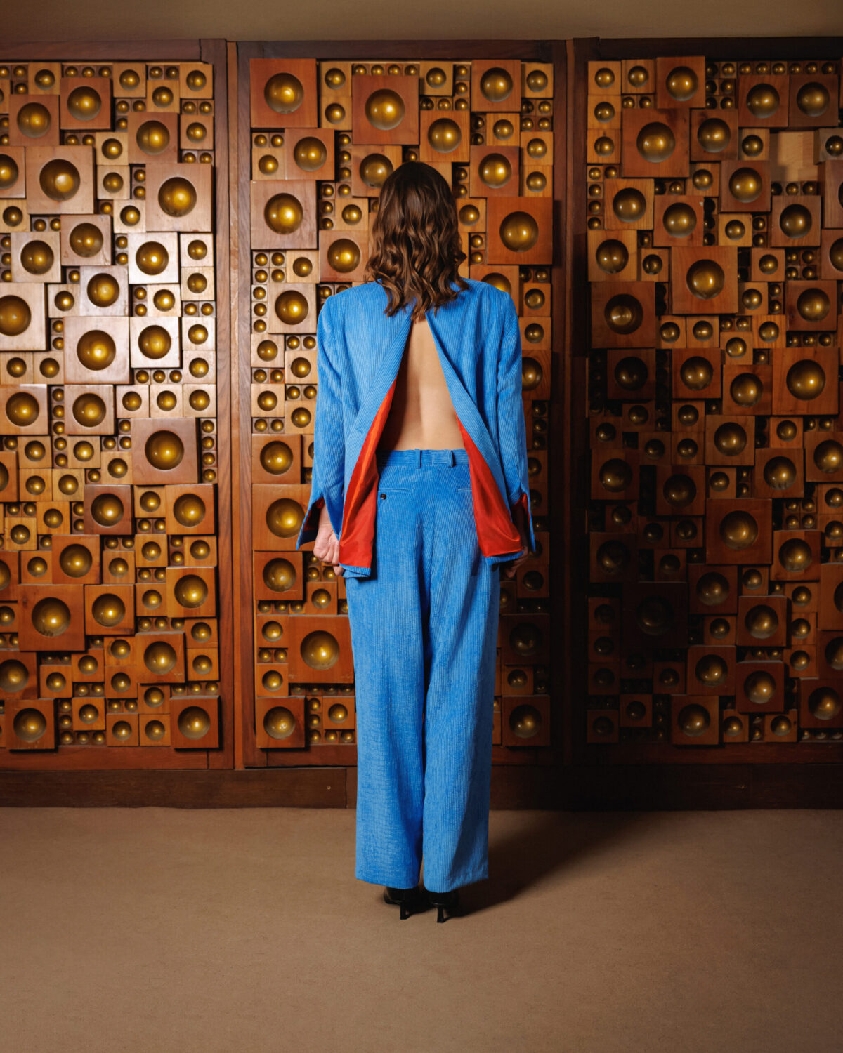 Azure Corduroy Matching Set - Image 2