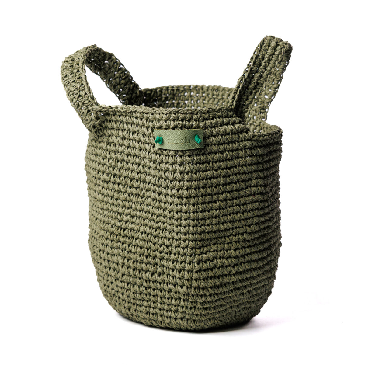 Sage Raffia Bag - Image 3