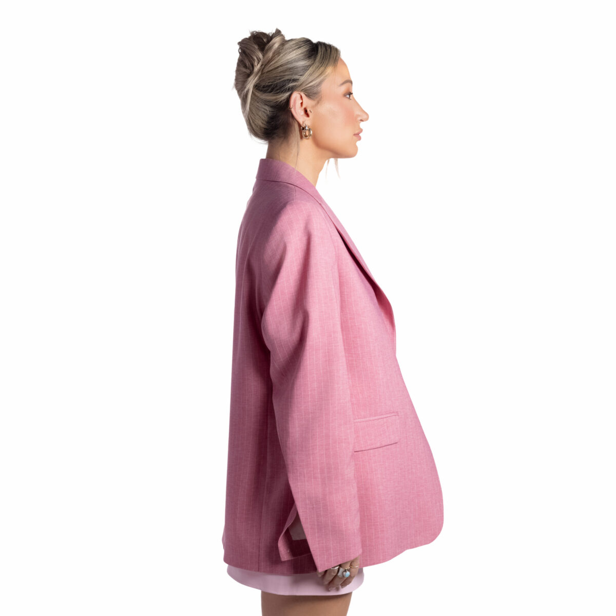 Classic barbie Striped Wool Blazer - Image 2