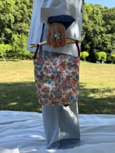 Patent Leather Bucket Bag