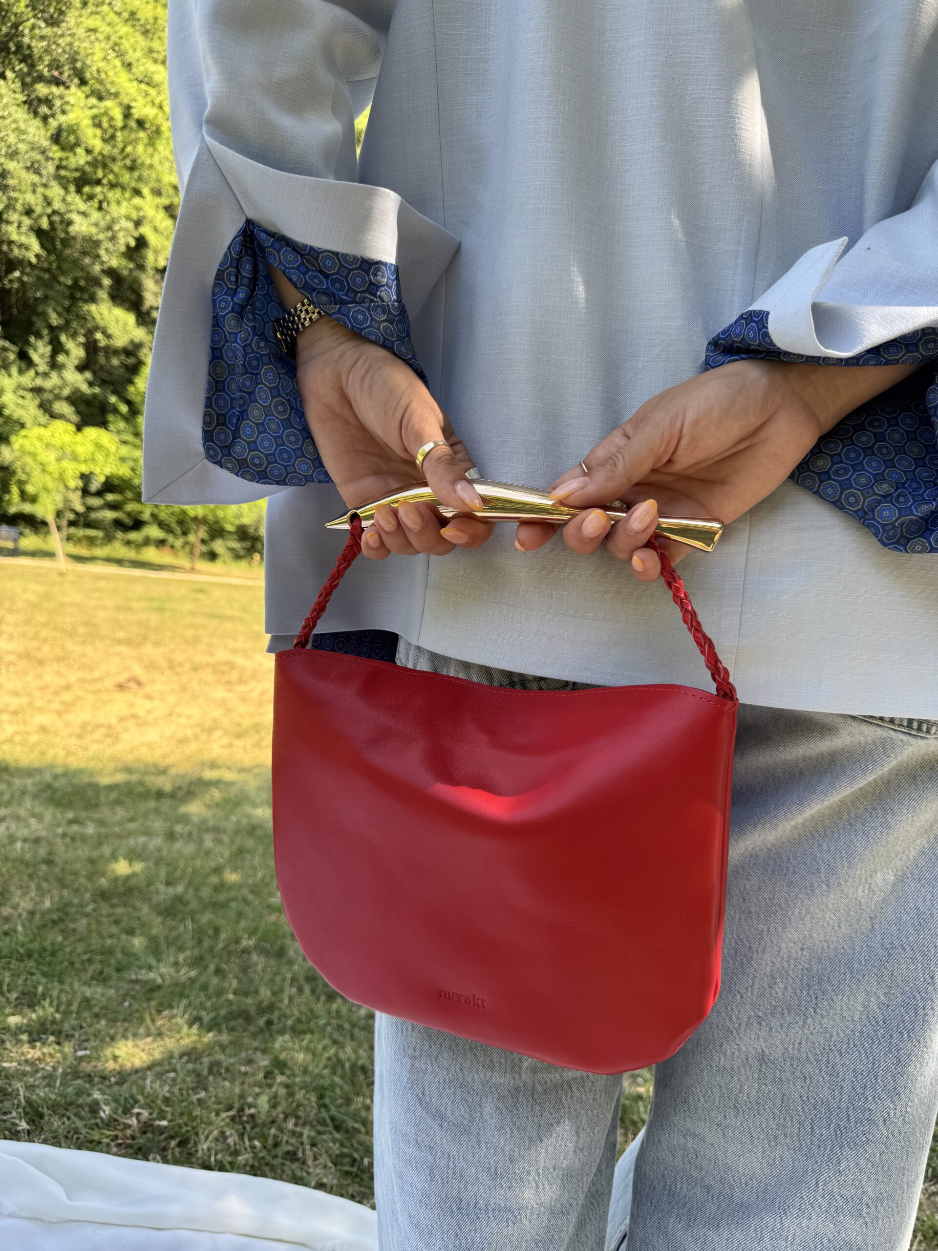 image00044-scaled-1 Patent Leather Bucket Bag - Image 1