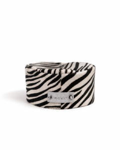 Zebra Pillbox Hat