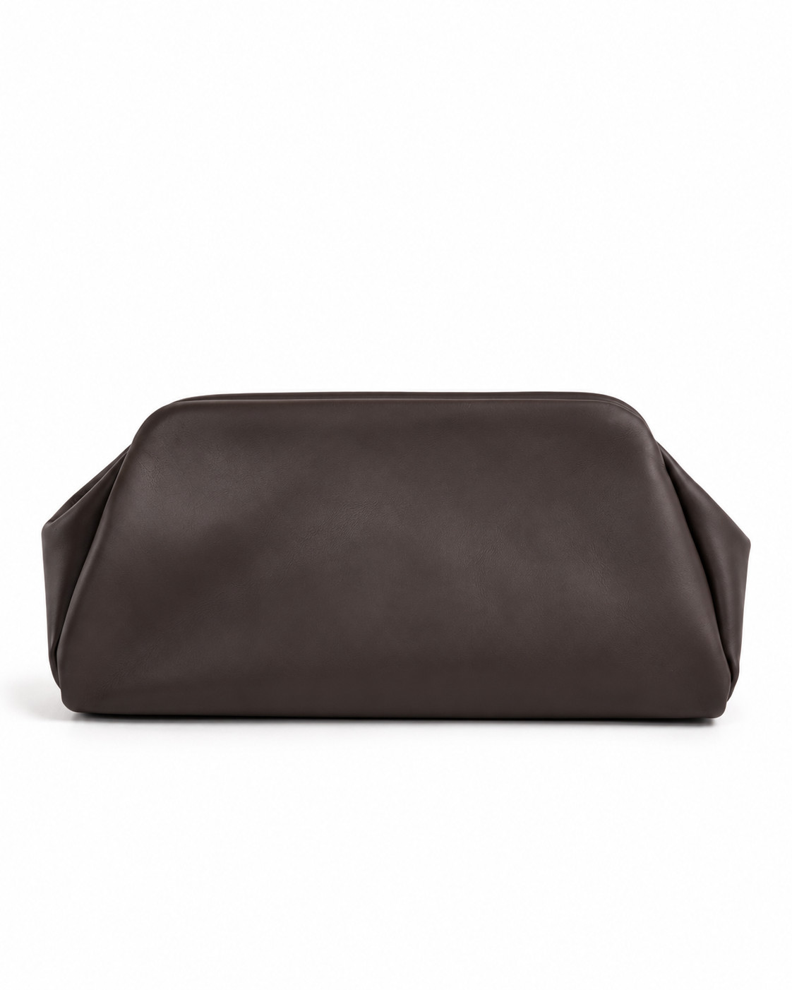 fw26068-frame-clutch-dark-taupe-1 Frame Clutch – Dark Taupe - Image 1