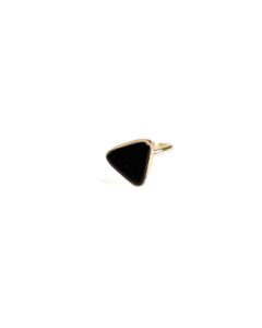 Black Onyx Triangle Ring