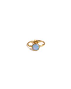 Blue Moonstone Bar Ring