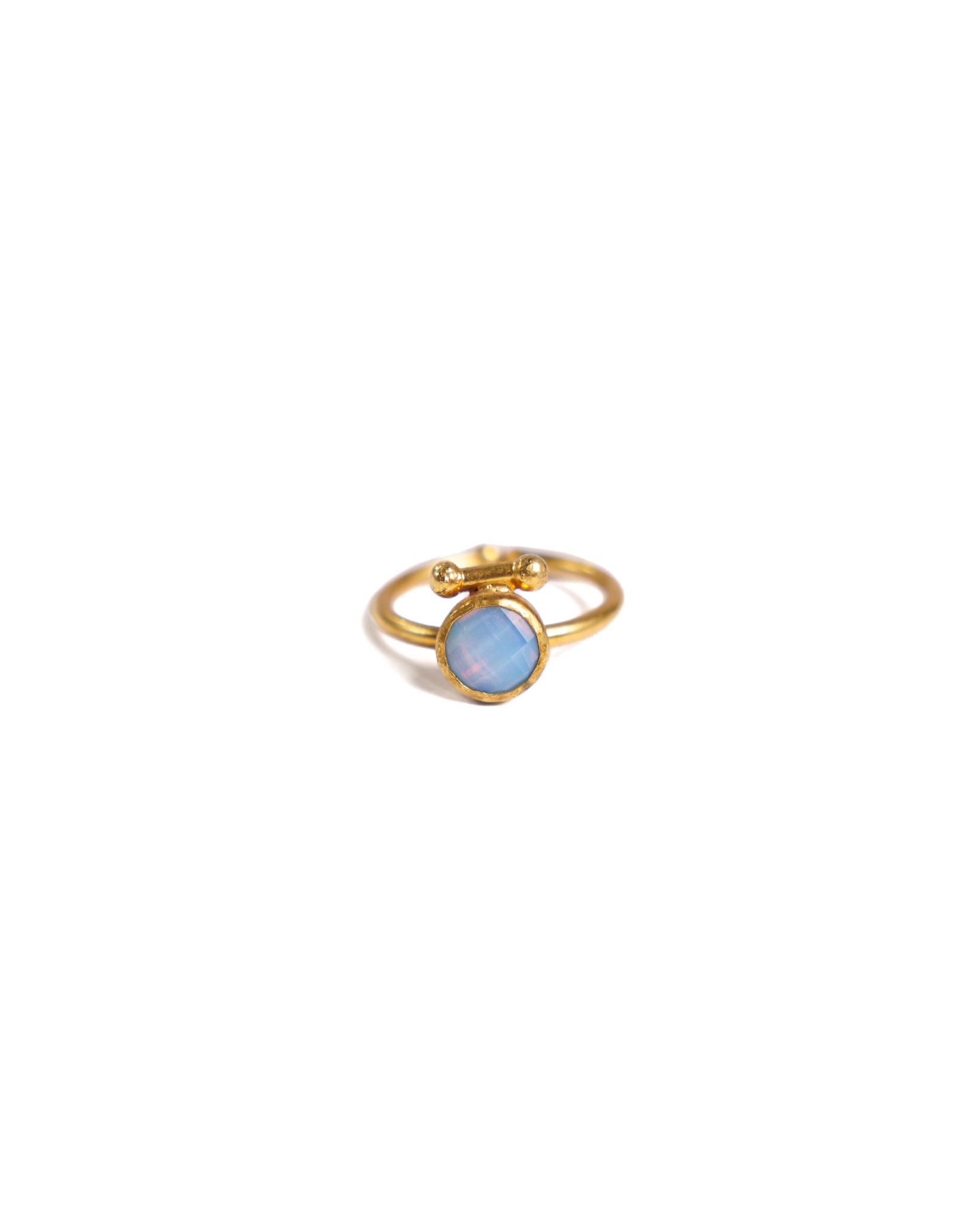 BR__9167 Blue Moonstone Bar Ring
