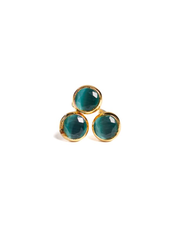 Green Trio Ring