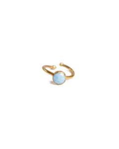 Small Blue Stone Ring