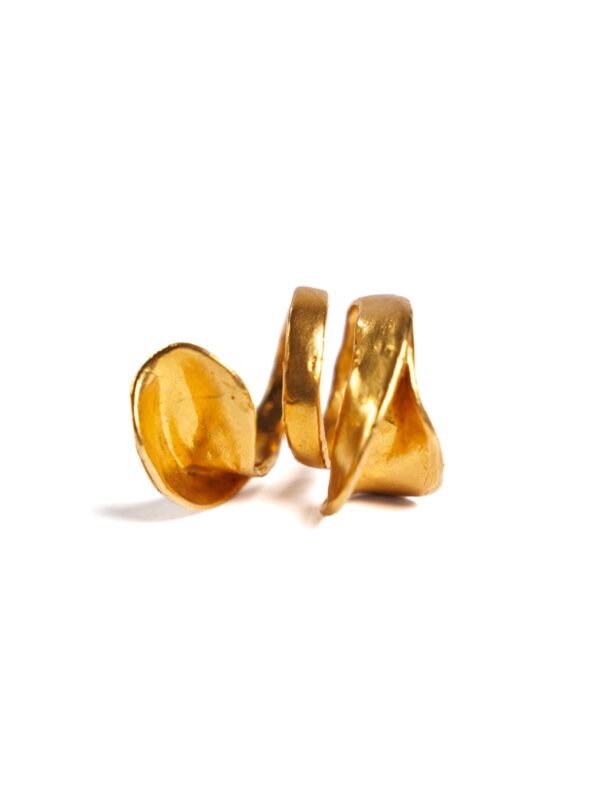 Gold Wave Ring