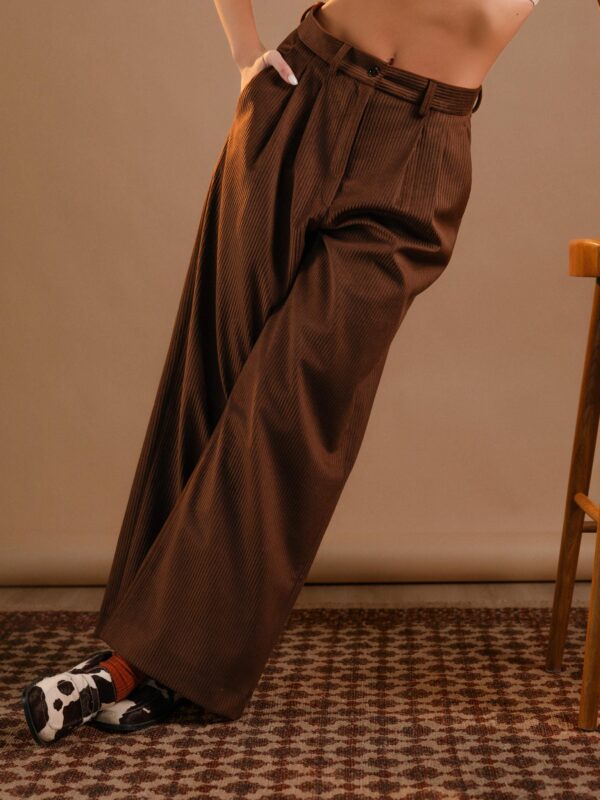 Chocolate Brown Corduroy Set