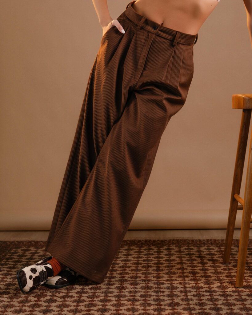 Chocolate Brown Corduroy Set