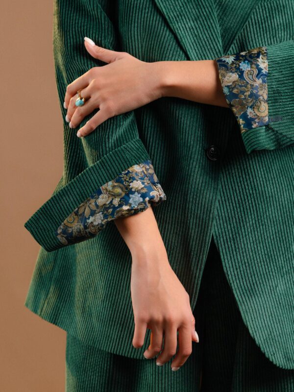Forest Green Corduroy Blazer