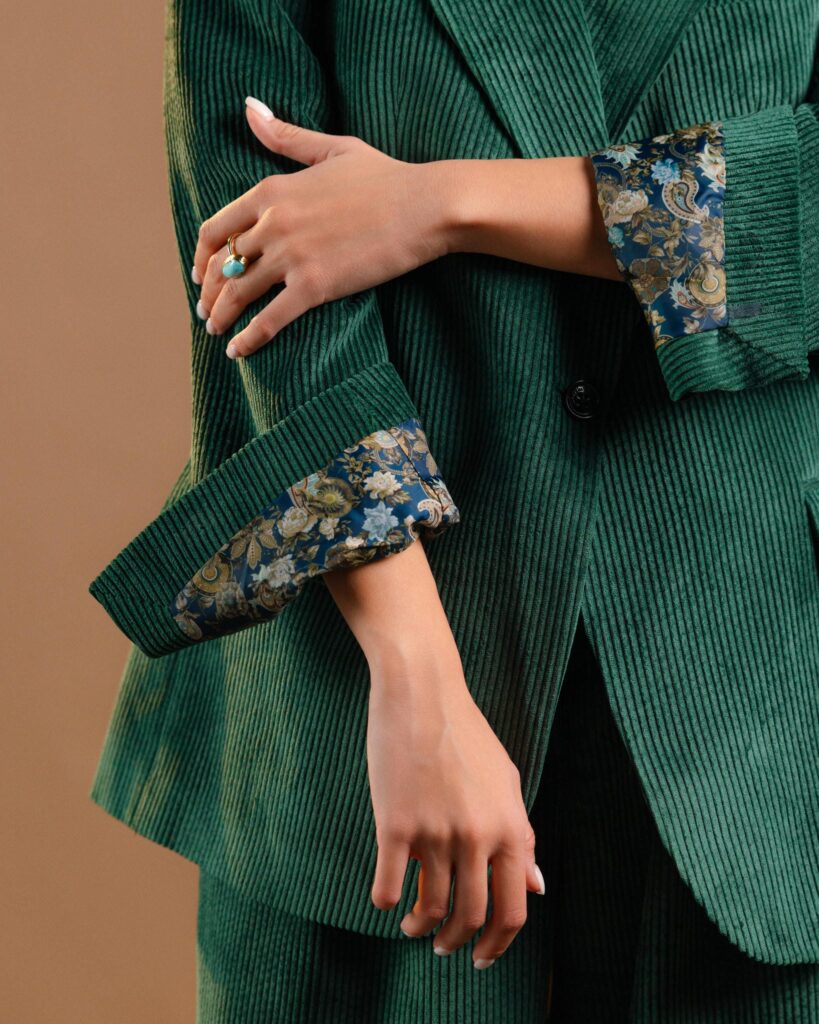 Forest Green Corduroy Blazer