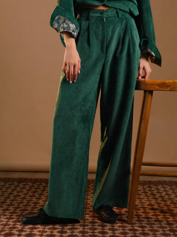 Forest Green Corduroy Set