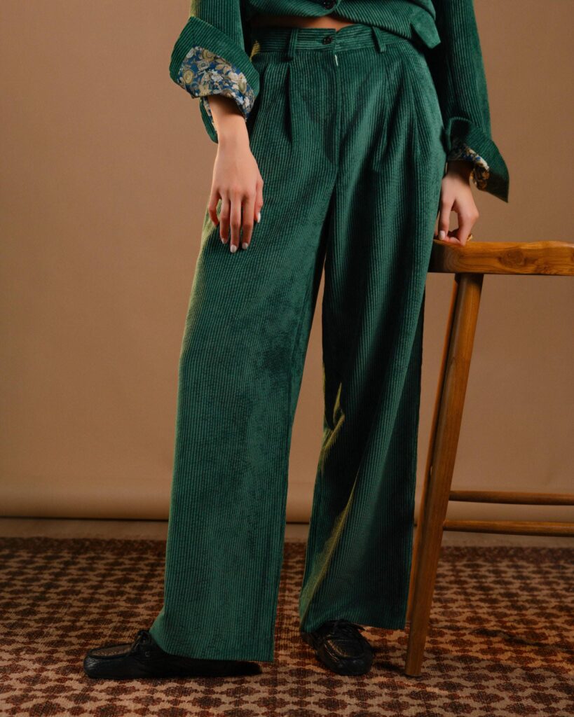 Forest Green Corduroy Set