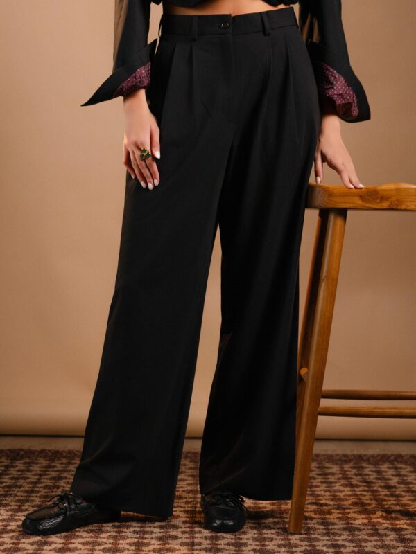 Black Blazer & Pants Set