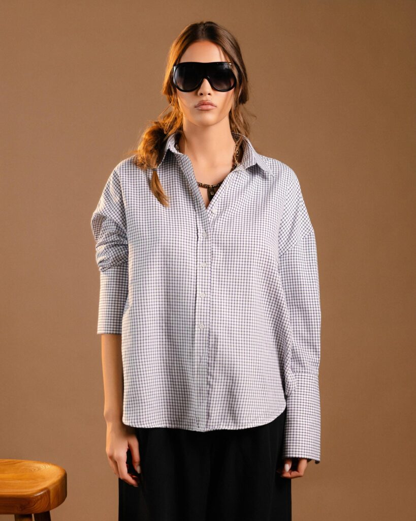 Classic Bell Shirt, Checkered