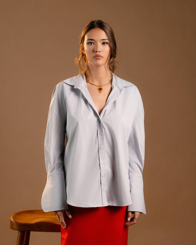 Classic Bell Shirt, Stripe